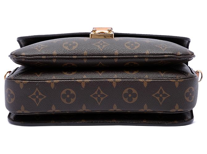 Louis Vuitton Marrone Monogram Pochette Metis - vista 3