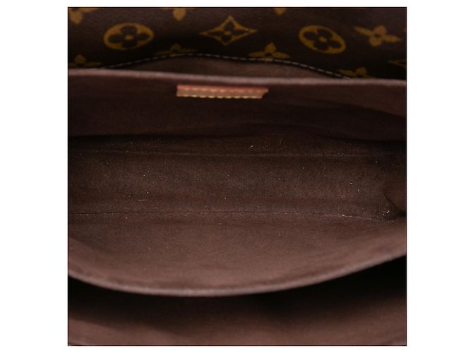 Louis Vuitton Marrone Monogram Pochette Metis - vista 4