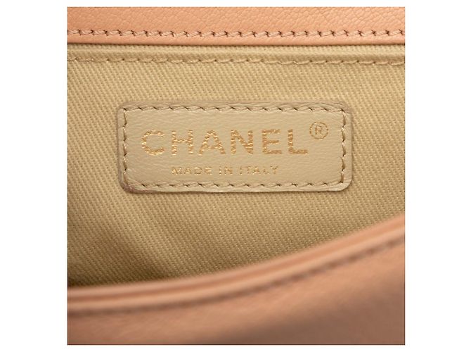 Chanel Beige Large Quilted Goatskin Reissue 2.55 Rita Top Handle Flap Bege - vista 5
