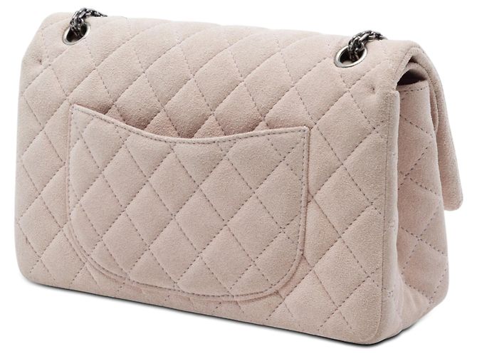 Chanel Rosa in Suede Trapuntato Reissue 2.55 Double Flap 226 - vista 2