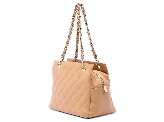 Chanel Beige Petite Caviar Timeless Tote - Ansicht 2