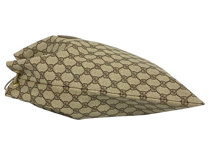Borsa a coulisse Gucci Brown GG Supreme Marrone - vista 6