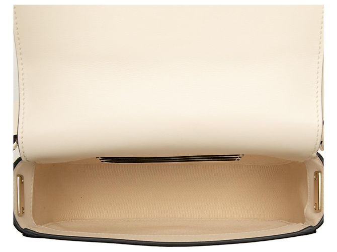 Borsa a tracolla Valentino VLogo Walk in pelle di vitello bianca Small Bianco Bianco sporco - vista 4