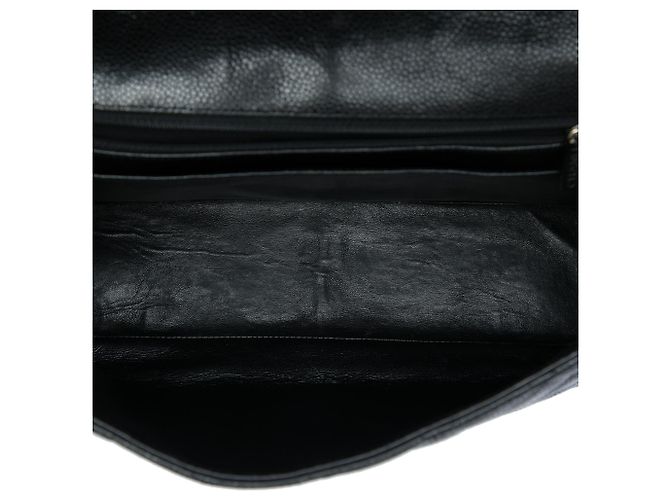 Chanel Black Jumbo Classic Caviar Single Flap Schwarz - Ansicht 4
