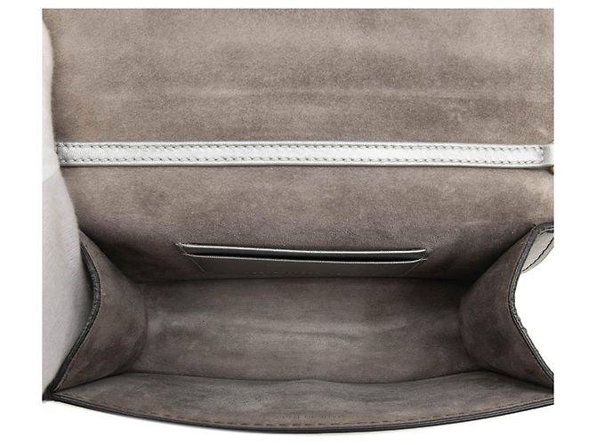 Clutch J'Adior in pelle di vitello metallizzata argento Dior con catena - vista 4
