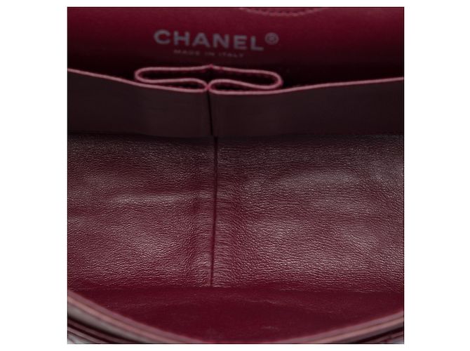 Chanel Red Quilted Patent Reissue 2.55 Double Flap 226 Rosso Bordò - vista 4