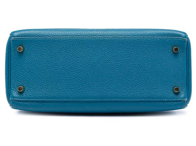 Hermès Blue Togo Kelly II Retourne 28 Blau - Ansicht 3
