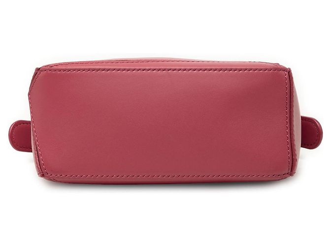 Borsa LOEWE Pink Mini Calfskin Puzzle Rosa D'oro - vista 3