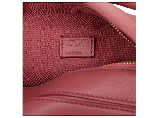 Borsa LOEWE Pink Mini Calfskin Puzzle Rosa D'oro - vista 5
