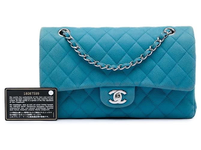 Chanel Blue Medium Classic Caviar Double Flap - vista 6