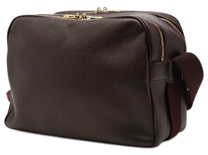 Louis Vuitton Borsa Reporter Taiga Rossa PM Rosso Bordò - vista 2