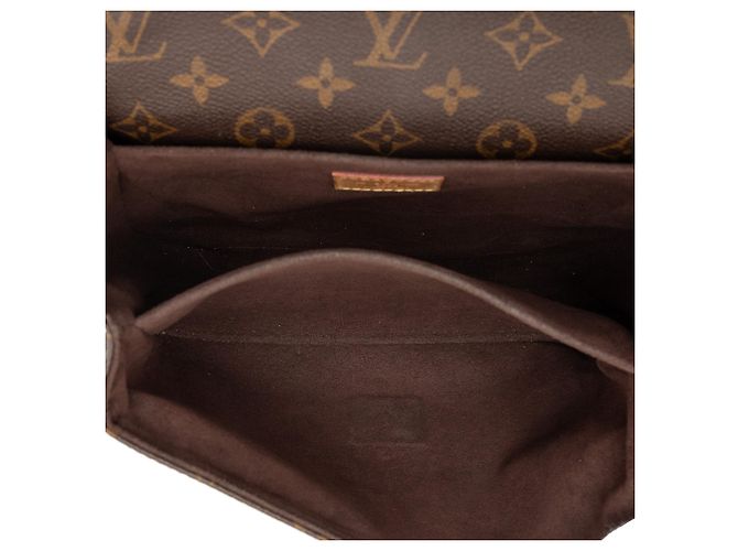 Louis Vuitton Pochette Metis Monogram Marrone - vista 4
