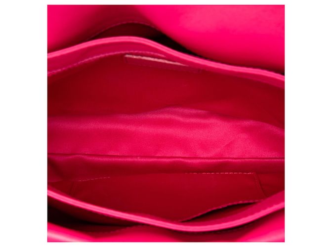 Chanel Pink Jumbo Quilted Lambskin 3 Accordion Double Flap Rosa - vista 4