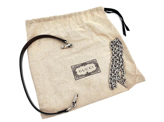 Borsa a tracolla Horsebit 1955 da donna Gucci Beige - vista 7