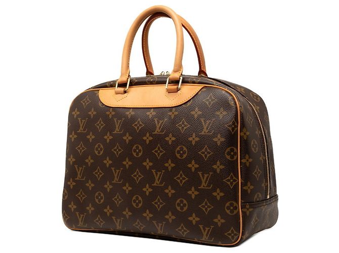 Borsa Louis Vuitton Monogram Deauville Marrone - vista 2