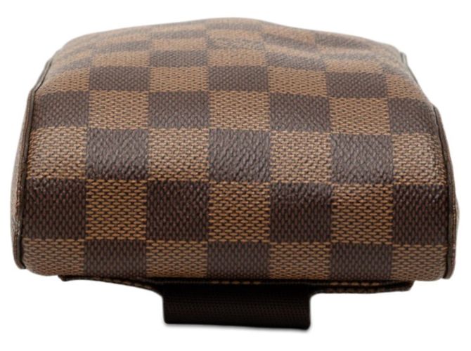Borsa a tracolla Louis Vuitton Damier Geronimos Marrone - vista 3