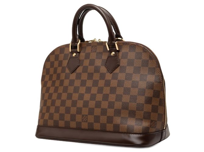 Borsa Louis Vuitton Damier Alma N51131 Marrone - vista 2