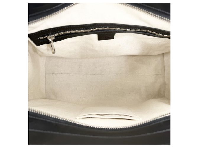 Borsa Tote Gucci in pelle nera Nero - vista 4