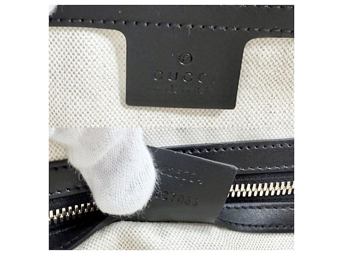 Borsa Tote Gucci in pelle nera Nero - vista 5