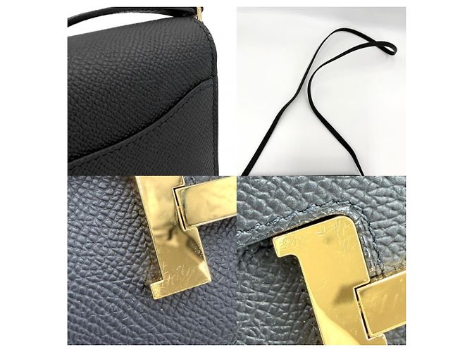 Hermès Borsa a tracolla Hermes Constance Long To Go Nero - vista 7