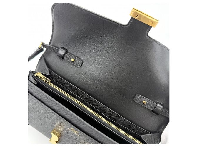 Hermès Borsa a tracolla Hermes Constance Long To Go Nero - vista 8