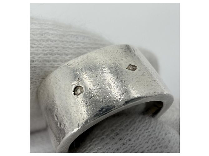 Ring Hermès Anello a fascia in argento 925 da donna Hermes - vista 10