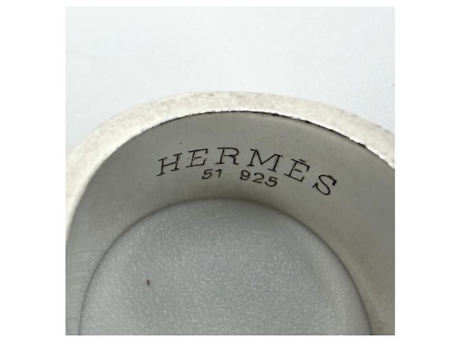 Ring Hermès Anello a fascia in argento 925 da donna Hermes - vista 3