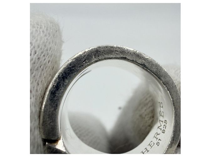 Ring Hermès Anello a fascia in argento 925 da donna Hermes - vista 5
