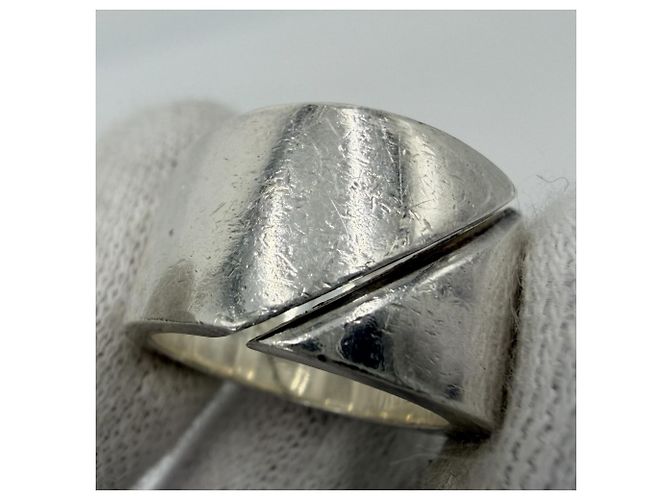 Ring Hermès Anello a fascia in argento 925 da donna Hermes - vista 9