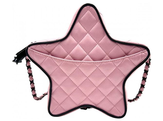 Borsa a Spalla Chanel Matelassé Rosa - vista 2