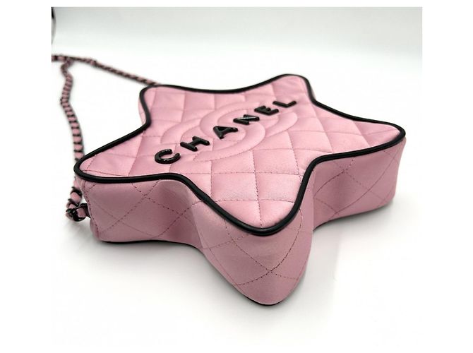 Borsa a Spalla Chanel Matelassé Rosa - vista 3