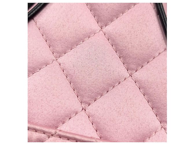 Borsa a Spalla Chanel Matelassé Rosa - vista 7