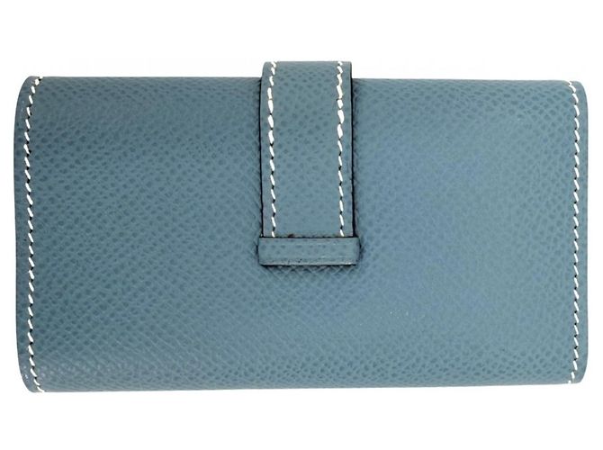 Hermès Hermes Bearn Schlüsselcase Blau - Ansicht 2