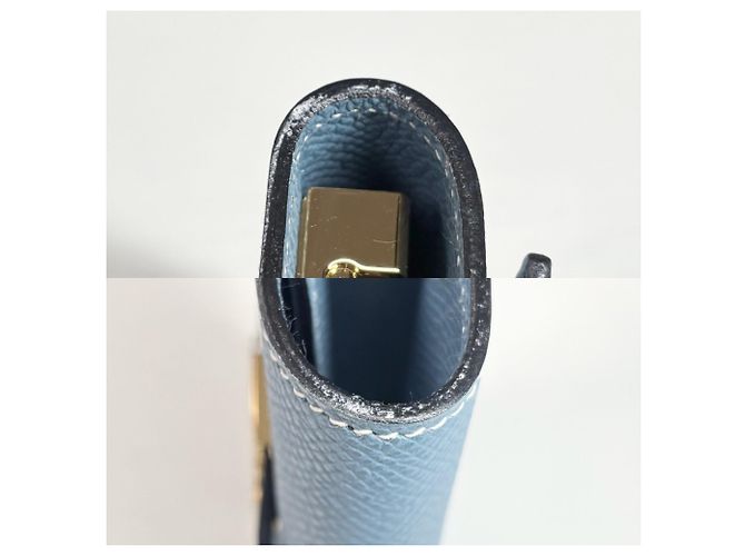 Hermès Hermes Bearn Schlüsselcase Blau - Ansicht 7