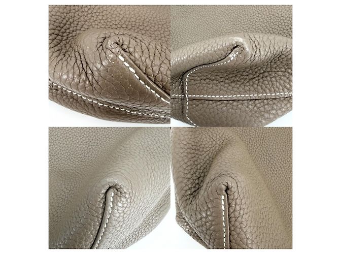 Hermès Borsa Tote Reversibile Hermes Double Sens 45 Marrone - vista 10