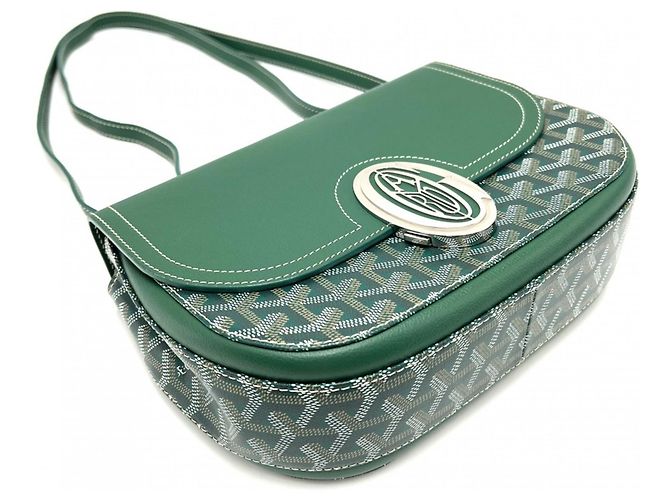 Goyard Sac 233 PM Borsa a Spalla Verde - vista 3