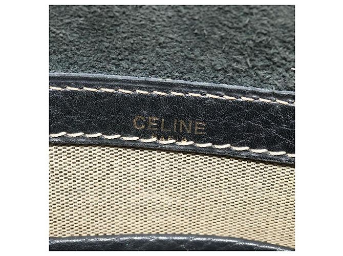 Céline Celine Pelle Vintage Nero - vista 6