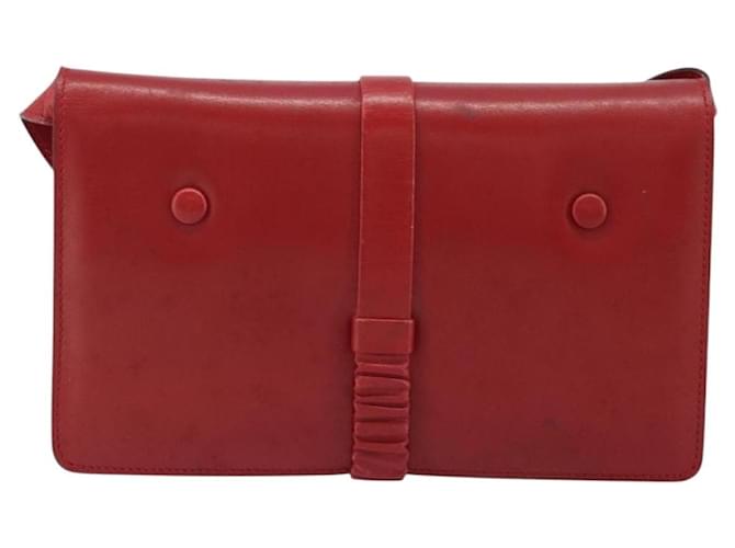 Céline Celine Pelle Vintage Rosso - vista 2
