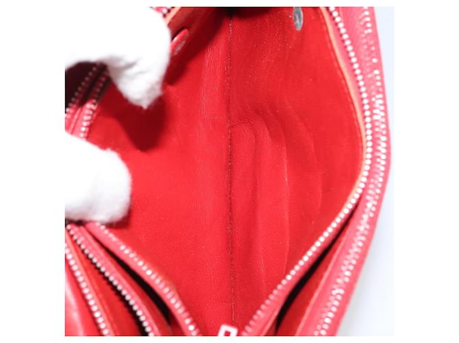 Céline Celine Pelle Vintage Rosso - vista 5