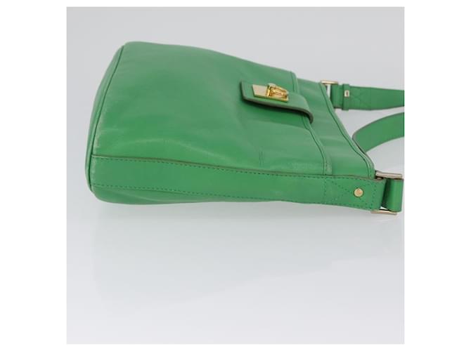 Céline Celine Pelle Vintage Verde - vista 3