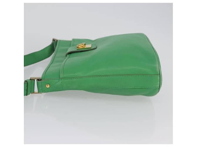 Céline Celine Pelle Vintage Verde - vista 4
