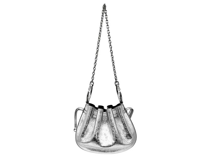 Givenchy Pumpkin Mini Schultertasche für Damen Silber - Ansicht 2