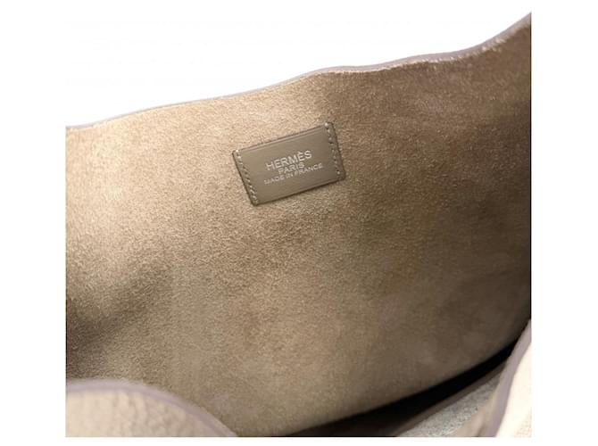 Hermès Borsa a Spalla Hermes Arson Taupe - vista 7