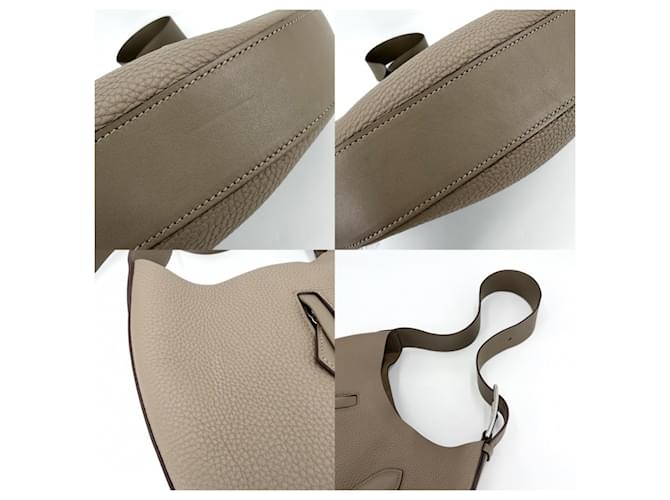 Hermès Borsa a Spalla Hermes Arson Taupe - vista 9