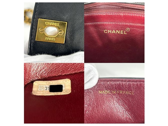 Borsa a Spalla Chanel Matelassé Diana 25 Nero - vista 5