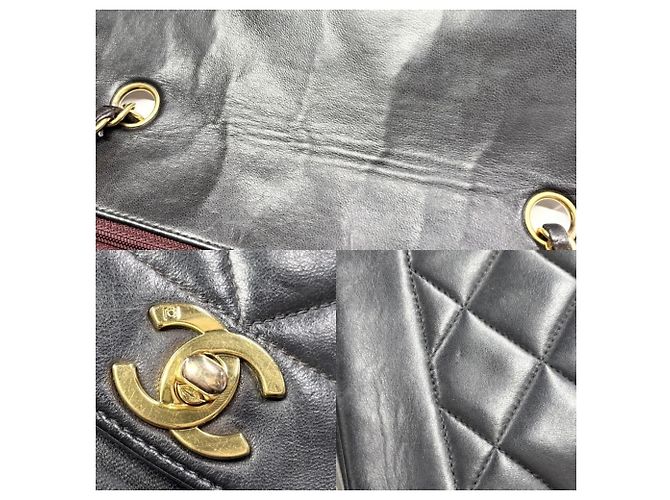 Borsa a Spalla Chanel Matelassé Diana 25 Nero - vista 8
