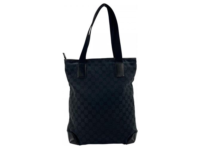 Borsa Tote Gucci in tela nera Nero - vista 2