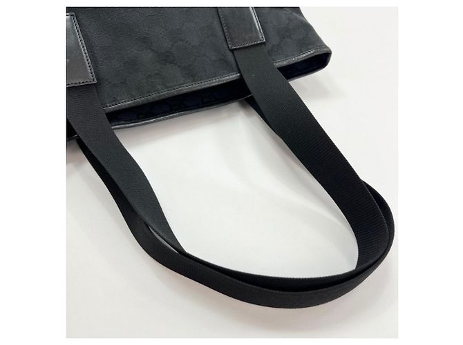 Borsa Tote Gucci in tela nera Nero - vista 4
