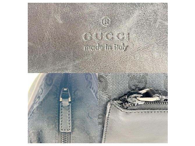 Borsa Tote Gucci in tela nera Nero - vista 6