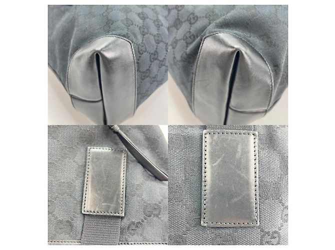 Borsa Tote Gucci in tela nera Nero - vista 8